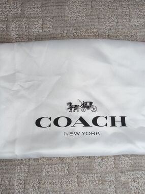 NEW Coach NY White Satin Storage Dust Bag 19" X 23"